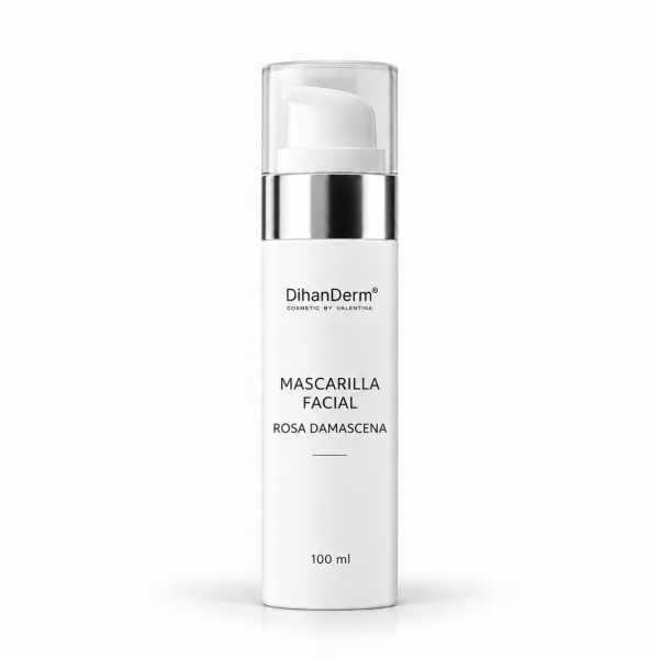 Máscarilla facial de rosa damascena 100 ml